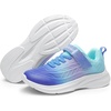 image:imageDREAM PAIRS Kids Sneakers Running  LightweightBreathableComfortable Non SlipHookandLoopWalking Gym School Daily PlayColorburstNavyPurpleBlue