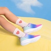 image:imageDREAM PAIRS Kids Sneakers Running  LightweightBreathableComfortable Non SlipHookandLoopWalking Gym School Daily PlayColorburstPinkBlueGreen