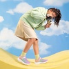 image:imageDREAM PAIRS Kids Sneakers Running  LightweightBreathableComfortable Non SlipHookandLoopWalking Gym School Daily PlayColorburstPinkGreen