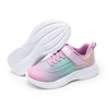 image:imageDREAM PAIRS Kids Sneakers Running  LightweightBreathableComfortable Non SlipHookandLoopWalking Gym School Daily PlayColorburstPinkGreen