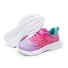 image:imageDREAM PAIRS Kids Sneakers Running  LightweightBreathableComfortable Non SlipHookandLoopWalking Gym School Daily PlayColorburstPurpleHot Pink