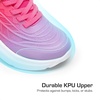 image:imageDREAM PAIRS Kids Sneakers Running  LightweightBreathableComfortable Non SlipHookandLoopWalking Gym School Daily PlayColorburstPurpleHot Pink