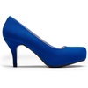image:imageDREAM PAIRS Womens Low Stiletto Platform Heels Pumps  Classic Elegant Versatile Heels Dress Comfortable Closed Toe Pumps Shoes for Wedding Party Walking Brithday Work OfficeRoyalBlue