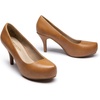 image:imageDREAM PAIRS Womens Low Stiletto Platform Heels Pumps  Classic Elegant Versatile Heels Dress Comfortable Closed Toe Pumps Shoes for Wedding Party Walking Brithday Work OfficeTanPu