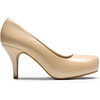 image:imageDREAM PAIRS Womens Low Stiletto Platform Heels Pumps  Classic Elegant Versatile Heels Dress Comfortable Closed Toe Pumps Shoes for Wedding Party Walking Brithday Work OfficeNudePat