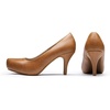 image:imageDREAM PAIRS Womens Low Stiletto Platform Heels Pumps  Classic Elegant Versatile Heels Dress Comfortable Closed Toe Pumps Shoes for Wedding Party Walking Brithday Work OfficeTanPu