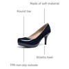 image:imageDREAM PAIRS Womens Low Stiletto Platform Heels Pumps  Classic Elegant Versatile Heels Dress Comfortable Closed Toe Pumps Shoes for Wedding Party Walking Brithday Work OfficeNavyPat