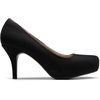 image:imageDREAM PAIRS Womens Low Stiletto Platform Heels Pumps  Classic Elegant Versatile Heels Dress Comfortable Closed Toe Pumps Shoes for Wedding Party Walking Brithday Work OfficeBlackSuede