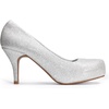 image:imageDREAM PAIRS Womens Low Stiletto Platform Heels Pumps  Classic Elegant Versatile Heels Dress Comfortable Closed Toe Pumps Shoes for Wedding Party Walking Brithday Work OfficeSilver
