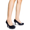 image:imageDREAM PAIRS Womens Low Stiletto Platform Heels Pumps  Classic Elegant Versatile Heels Dress Comfortable Closed Toe Pumps Shoes for Wedding Party Walking Brithday Work OfficeNavyPat