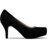 image:imageDREAM PAIRS Womens Low Stiletto Platform Heels Pumps  Classic Elegant Versatile Heels Dress Comfortable Closed Toe Pumps Shoes for Wedding Party Walking Brithday Work OfficeBlackNubuck