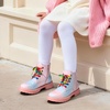 image:imageDREAM PAIRS Girls Combat Ankle Boots Shoes  Glittery upper with cushioned footbed and durable rubber outsole for dress up and winterRainbowPink