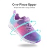 image:imageDREAM PAIRS Girls Shoes Tennis Sneakers  LightweightRunningBreathable Comfortable Non SlipHookandLoopWalking Gym School Daily PlayPurpleHot Pink