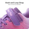 image:imageDREAM PAIRS Girls Shoes Tennis Sneakers  LightweightRunningBreathable Comfortable Non SlipHookandLoopWalking Gym School Daily PlayPurpleHot Pink