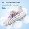 image:imageDREAM PAIRS Kids Shoes Sneakers Athletic Running  LightweightRunningBreathableComfortable Non SlipHookandLoopWalking Gym School Daily PlayPurple