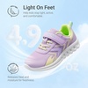image:imageDREAM PAIRS Kids Shoes Sneakers Athletic Running  LightweightRunningBreathableComfortable Non SlipHookandLoopWalking Gym School Daily PlayPurple