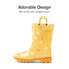 image:imageDREAM PAIRS Kids Waterproof EasyOn Rain Boots  LightweightNonSlip OutsoleOutdoor Rainy PlayCute Printed PatternsUnisex Boys Girls ToddlerOrange