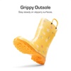 image:imageDREAM PAIRS Kids Waterproof EasyOn Rain Boots  LightweightNonSlip OutsoleOutdoor Rainy PlayCute Printed PatternsUnisex Boys Girls ToddlerOrange