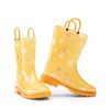 image:imageDREAM PAIRS Kids Waterproof EasyOn Rain Boots  LightweightNonSlip OutsoleOutdoor Rainy PlayCute Printed PatternsUnisex Boys Girls ToddlerOrange