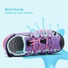 image:imageDREAM PAIRS Unisex Summer Water Athletic Sandals  ClosedToe Protection QuickDrying Upper Comfort Footbed Durable NonSlip Sole HookAndLoop Outdoor Sport Walk HikeLavenderBabyBlue