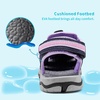 image:imageDREAM PAIRS Unisex Summer Water Athletic Sandals  ClosedToe Protection QuickDrying Upper Comfort Footbed Durable NonSlip Sole HookAndLoop Outdoor Sport Walk HikePurpleLightGrey
