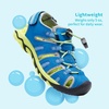 image:imageDREAM PAIRS Unisex Summer Water Athletic Sandals  ClosedToe Protection QuickDrying Upper Comfort Footbed Durable NonSlip Sole HookAndLoop Outdoor Sport Walk HikeRoyalBlueNeonGreen