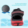 image:imageDREAM PAIRS Unisex Summer Water Athletic Sandals  ClosedToe Protection QuickDrying Upper Comfort Footbed Durable NonSlip Sole HookAndLoop Outdoor Sport Walk HikeBlackGreyRed