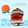 image:imageDREAM PAIRS Unisex Summer Water Athletic Sandals  ClosedToe Protection QuickDrying Upper Comfort Footbed Durable NonSlip Sole HookAndLoop Outdoor Sport Walk HikeOliveGreenOrange