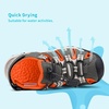 image:imageDREAM PAIRS Unisex Summer Water Athletic Sandals  ClosedToe Protection QuickDrying Upper Comfort Footbed Durable NonSlip Sole HookAndLoop Outdoor Sport Walk HikeOliveGreenOrange