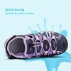 image:imageDREAM PAIRS Unisex Summer Water Athletic Sandals  ClosedToe Protection QuickDrying Upper Comfort Footbed Durable NonSlip Sole HookAndLoop Outdoor Sport Walk HikePurpleLightGrey