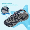 image:imageDREAM PAIRS Unisex Summer Water Athletic Sandals  ClosedToe Protection QuickDrying Upper Comfort Footbed Durable NonSlip Sole HookAndLoop Outdoor Sport Walk HikeNavyOrange
