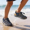 image:imageDREAM PAIRS Unisex Summer Water Athletic Sandals  ClosedToe Protection QuickDrying Upper Comfort Footbed Durable NonSlip Sole HookAndLoop Outdoor Sport Walk HikeDark Blue