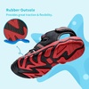image:imageDREAM PAIRS Unisex Summer Water Athletic Sandals  ClosedToe Protection QuickDrying Upper Comfort Footbed Durable NonSlip Sole HookAndLoop Outdoor Sport Walk HikeBlackGreyRed