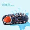 image:imageDREAM PAIRS Unisex Summer Water Athletic Sandals  ClosedToe Protection QuickDrying Upper Comfort Footbed Durable NonSlip Sole HookAndLoop Outdoor Sport Walk HikeNavyOrange