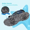 image:imageDREAM PAIRS Unisex Summer Water Athletic Sandals  ClosedToe Protection QuickDrying Upper Comfort Footbed Durable NonSlip Sole HookAndLoop Outdoor Sport Walk HikeDark Blue