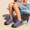 image:imageDREAM PAIRS Unisex Summer Water Athletic Sandals  ClosedToe Protection QuickDrying Upper Comfort Footbed Durable NonSlip Sole HookAndLoop Outdoor Sport Walk HikePurpleLightGrey