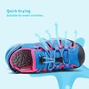 image:imageDREAM PAIRS Unisex Summer Water Athletic Sandals  ClosedToe Protection QuickDrying Upper Comfort Footbed Durable NonSlip Sole HookAndLoop Outdoor Sport Walk HikeNavyFuchsiaMint