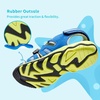 image:imageDREAM PAIRS Unisex Summer Water Athletic Sandals  ClosedToe Protection QuickDrying Upper Comfort Footbed Durable NonSlip Sole HookAndLoop Outdoor Sport Walk HikeRoyalBlueNeonGreen
