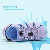 image:imageDREAM PAIRS Unisex Summer Water Athletic Sandals  ClosedToe Protection QuickDrying Upper Comfort Footbed Durable NonSlip Sole HookAndLoop Outdoor Sport Walk HikePurple