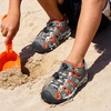 image:imageDREAM PAIRS Unisex Summer Water Athletic Sandals  ClosedToe Protection QuickDrying Upper Comfort Footbed Durable NonSlip Sole HookAndLoop Outdoor Sport Walk HikeOliveGreenOrange