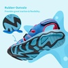 image:imageDREAM PAIRS Unisex Summer Water Athletic Sandals  ClosedToe Protection QuickDrying Upper Comfort Footbed Durable NonSlip Sole HookAndLoop Outdoor Sport Walk HikeNavyFuchsiaMint