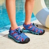 image:imageDREAM PAIRS Unisex Summer Water Athletic Sandals  ClosedToe Protection QuickDrying Upper Comfort Footbed Durable NonSlip Sole HookAndLoop Outdoor Sport Walk HikeNavyFuchsiaMint