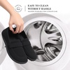 image:imageDREAM PAIRS Women Comfort Wide Toe Barefoot Knit Loafers  Zerodrop barefoot sole Wide toe box with arch support with breathable upper foldable loafer for daily work businessBlack