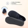 image:imageDREAM PAIRS Women Comfort Wide Toe Barefoot Knit Loafers  Zerodrop barefoot sole Wide toe box with arch support with breathable upper foldable loafer for daily work businessNavy