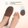 image:imageDREAM PAIRS Women Comfort Wide Toe Barefoot Knit Loafers  Zerodrop barefoot sole Wide toe box with arch support with breathable upper foldable loafer for daily work businessBrown