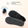 image:imageDREAM PAIRS Women Comfort Wide Toe Barefoot Knit Loafers  Zerodrop barefoot sole Wide toe box with arch support with breathable upper foldable loafer for daily work businessBlack