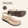 image:imageDREAM PAIRS Womens Arch Support Sandals Thong Sandals  Orthopedic TStrap Sandals Comfortable Flat Sandals Thong Sandals for Casual Summer Walking Casual OutingsNude