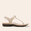 image:imageDREAM PAIRS Womens Arch Support Sandals Thong Sandals  Orthopedic TStrap Sandals Comfortable Flat Sandals Thong Sandals for Casual Summer Walking Casual OutingsNude