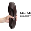 image:imageDREAM PAIRS Womens Ballet Mary Jane Flats  Square Toe Slip on Ballet Flats for Womenwith Bow Dressy Comfortable for Casual Daily Work Office ShoesAll Brown