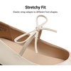 image:imageDREAM PAIRS Womens Ballet Mary Jane Flats  Square Toe Slip on Ballet Flats for Womenwith Bow Dressy Comfortable for Casual Daily Work Office ShoesBeige